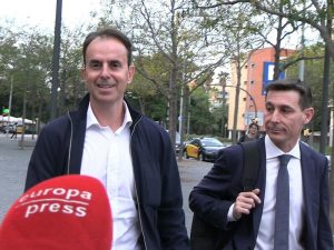 Josep Santacana sin miedo en su llegada al juicio contra Arantxa Sánchez Vicario