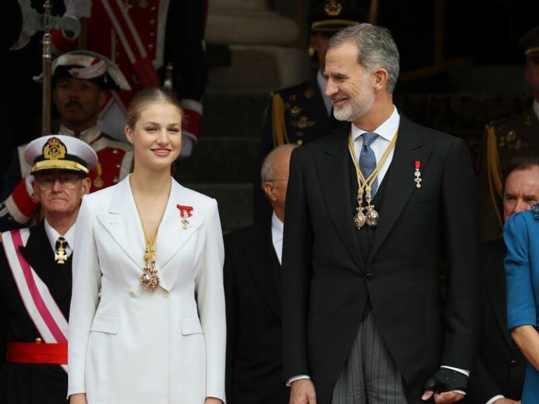Los consejos del Rey Felipe VI a la Princesa Leonor durante el almuerzo celebrado en el Palacio Real