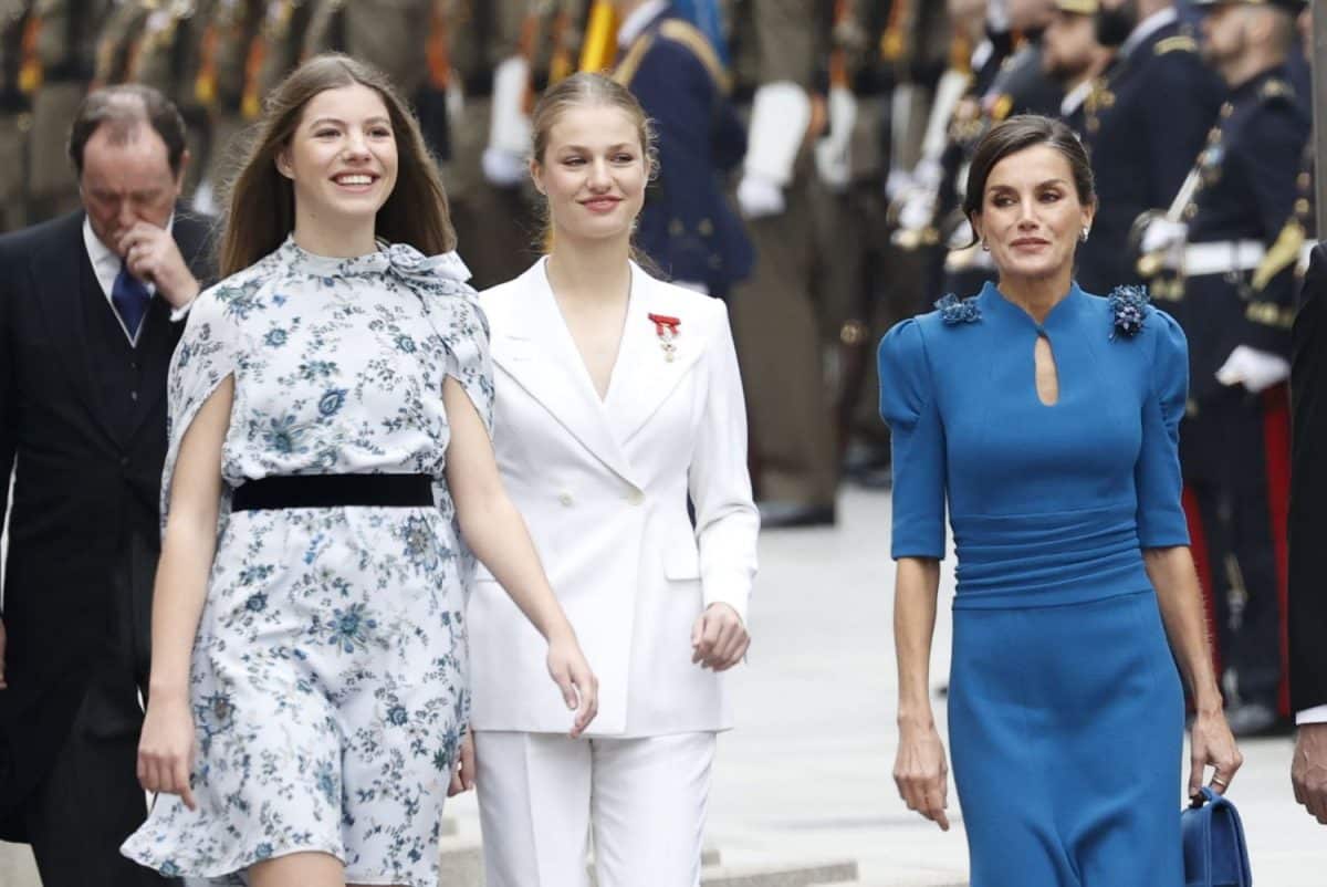 El dineral que cuesta el vestido que ha llevado la infanta Sofía en la jura de la Constitución