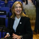 La Infanta Cristina regresa a Barcelona para cumplir con sus compromisos