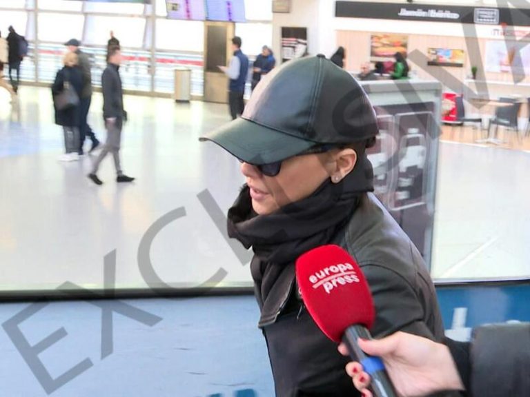 Chenoa vuelve a Madrid tras sus palabras sobre la canción de David Bisbal: «Es un temón»