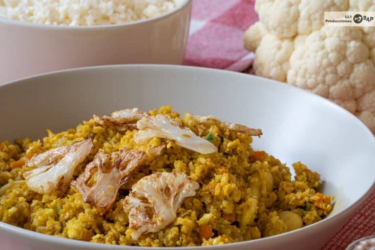 Receta de arroz de coliflor o colirroz: bajo en calorías pero sin perder un ápice de sabor