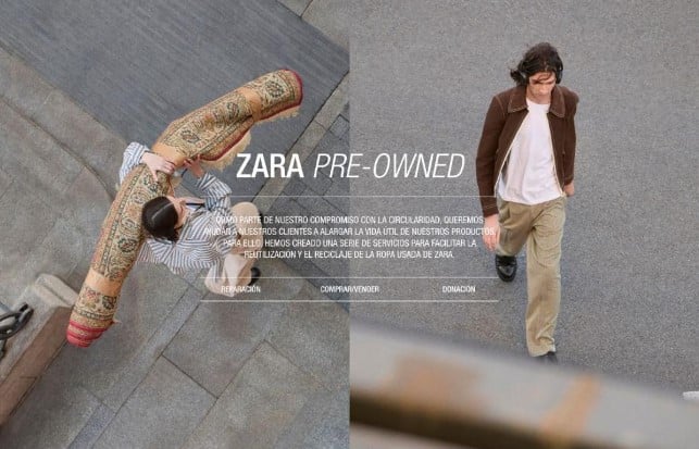 Zara revoluciona la moda con Pre-Owned: repara, vende y dona tus prendas