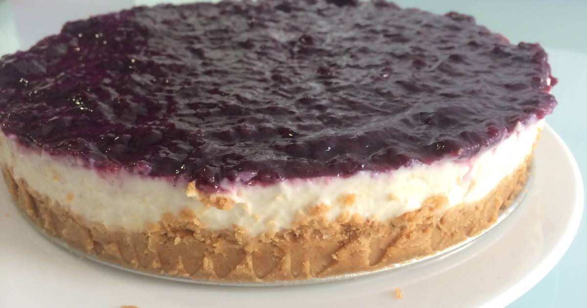 El delicioso encanto navideño de la tarta de queso con arándanos, te enseñamos a hacerla paso a paso