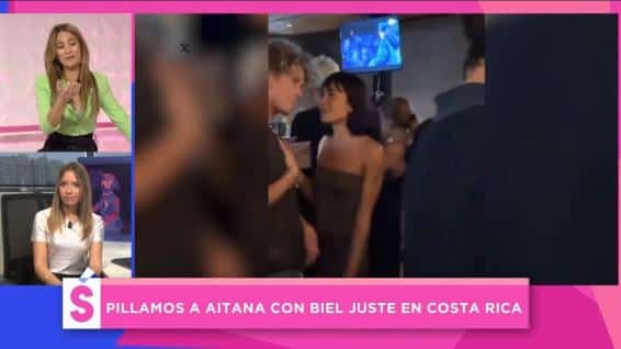 Cazan a Aitana muy cariñosa con Biel Juste en Costa Rica 