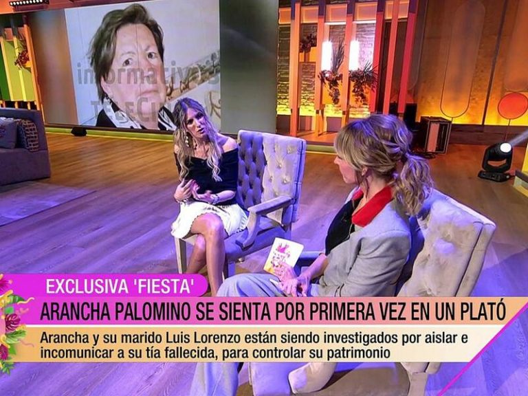 Arancha Palomino se sienta en ‘Fiesta’ y desvela cómo se encuentra