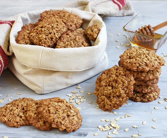 Receta de galletas de avena, riquísimas y saludables