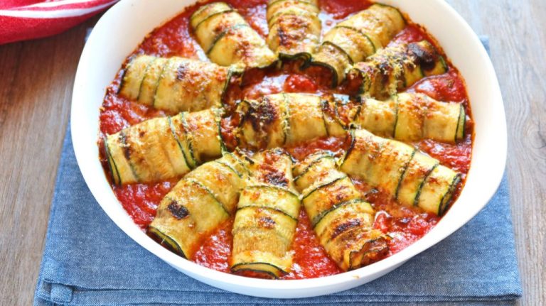 Canelones de calabacín, una receta fácil y rápida de cocinar