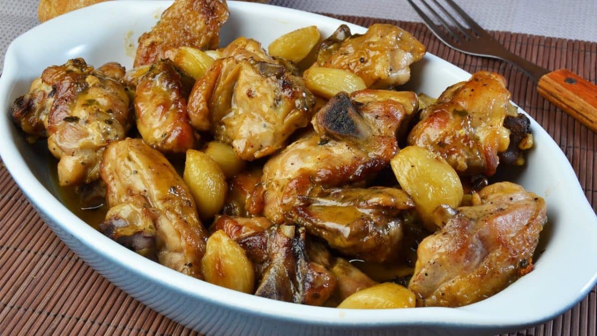 Deliciosa receta tradicional de pollo al ajillo