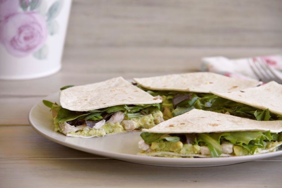 Quesadillas de pavo y aguacate con Thermomix, una cena rápida y sana