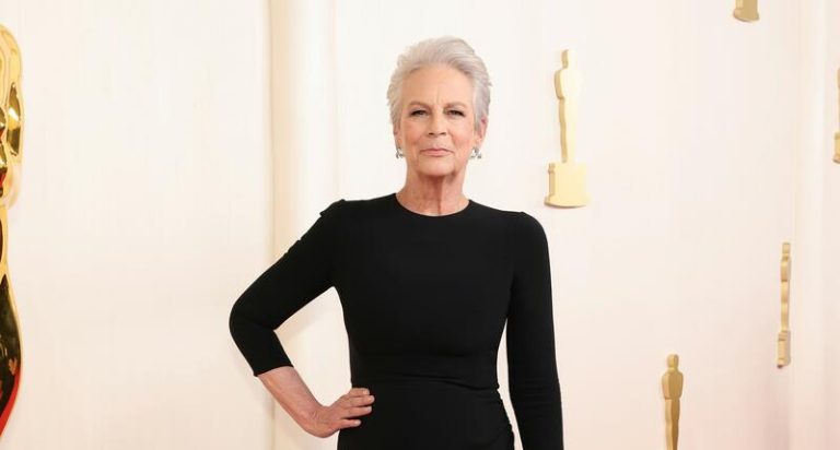 Jamie Lee Curtis enamora con su vestido en los Oscar