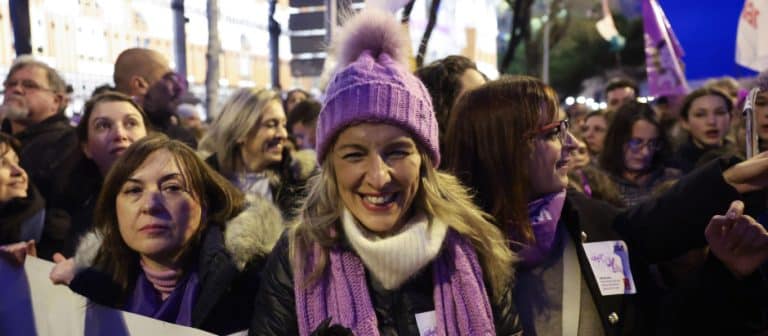 Yolanda Díaz se gasta 170 euros en un gorro para ir al 8M
