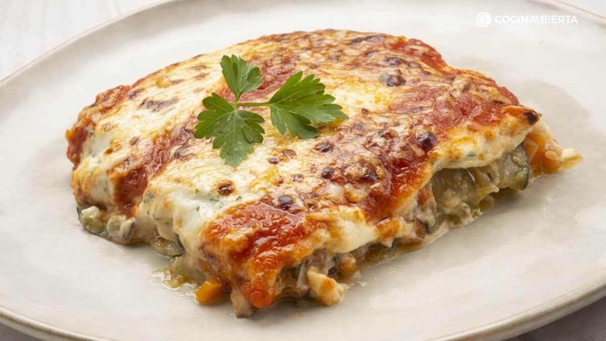 Lasaña de verduras, la versión saludable de este clásico italiano