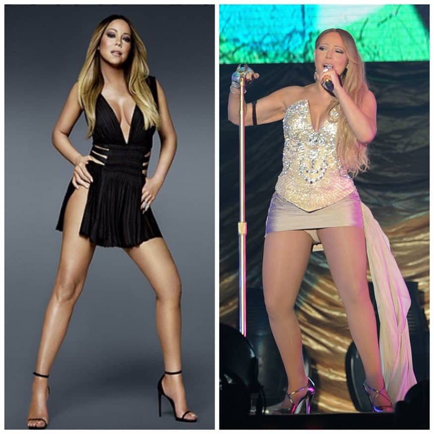 Los retoques de mariah carey