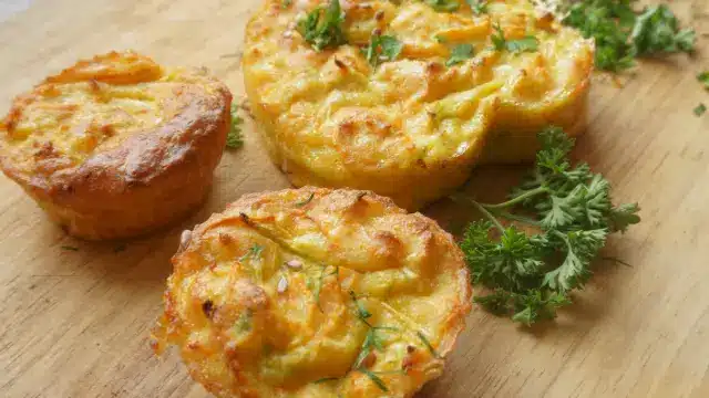 Muffins de patata y jamón: ¡Delicia económica en tu freidora!