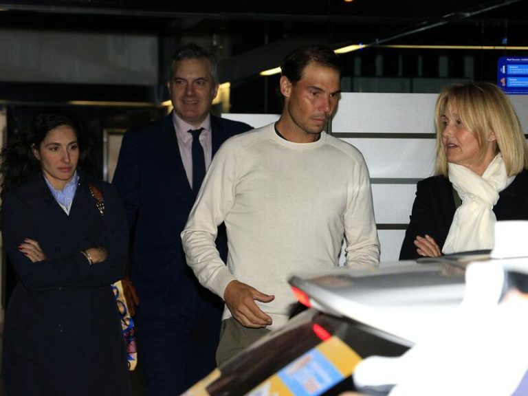 Rafa Nadal disfruta de una cena con su familia tras su victoria