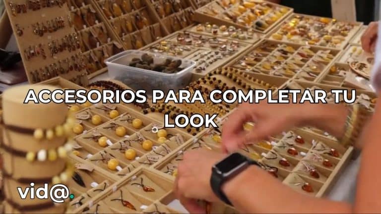 Lleva accesorios para completar tu look