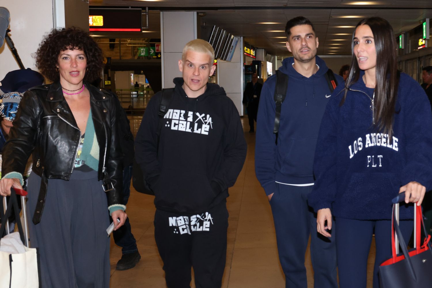 Mario González y sus compañeros rumbo a Honduras.