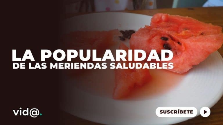 La popularidad de las meriendas saludables