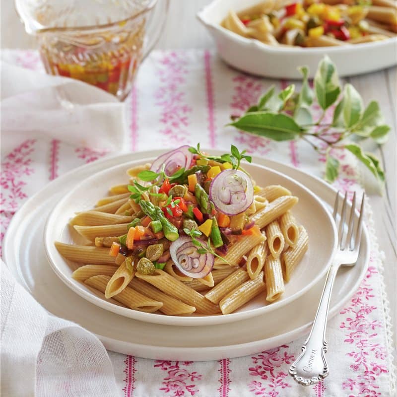 Macarrones integrales con verduras: un plato saludable y reconfortante