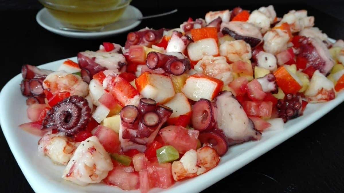 Pulpo a la vinagreta, un manjar fresco y saludable
