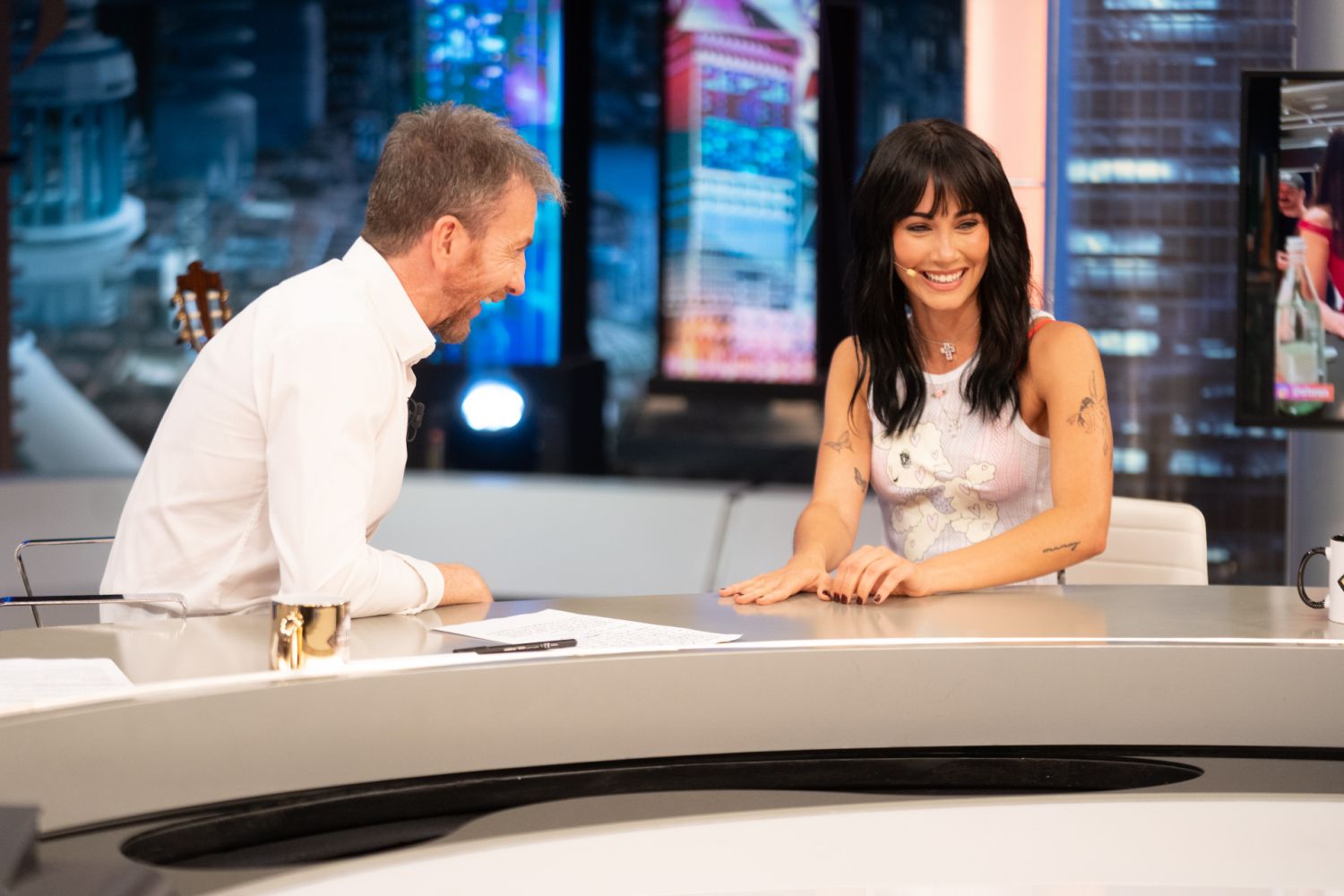 Aitana en el Hormiguero junto a Pablo Motos