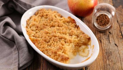 Apple Crumble: el rey de los postres británicos