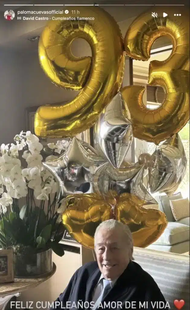 Así ha sido la impresionante fiesta que Paloma Cuevas le ha organizado a su padre Así ha sido la impresionante fiesta que Paloma Cuevas le ha organizado a su padre
