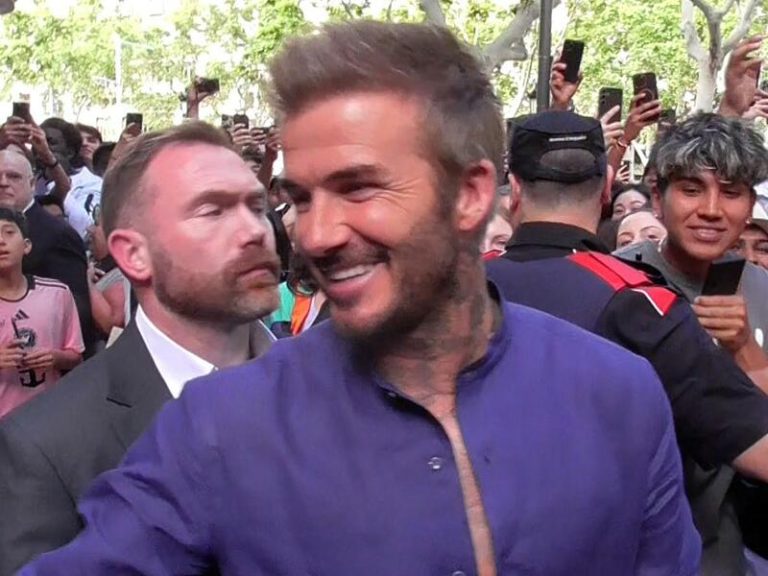 David Beckham revoluciona Barcelona con la inauguración de la boutique de Tudor