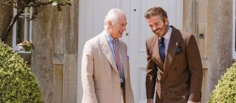 La razón que ha llevado a David Beckham a visitar a Carlos III en su enfermedad