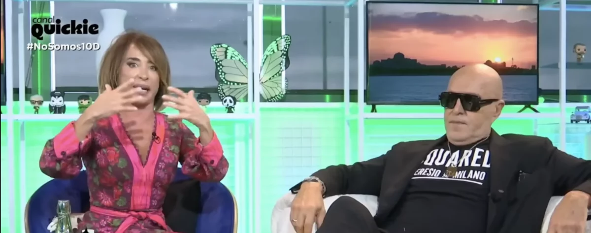 El misterioso mensaje de Kiko Matamoros que pone en duda su continuidad en la tele: "Hoy toca decir adiós" Kiko Matamoros y María Patiño en un momento del programa 'No somos nadie'