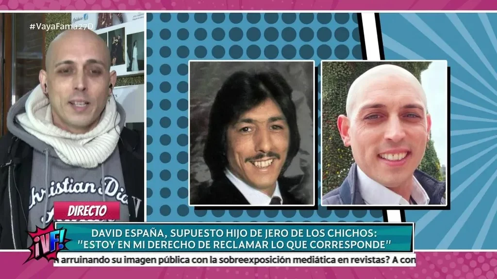 El hijo secreto de Jero de los Chichos que pone en jaque su legado David España durante su entrevista en el programa ¡Vaya Fama¡ | Fuente: Telecinco