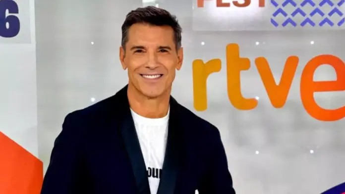 Jesús Vázquez en su presentación por RTVE - Fuente: RTVE Jesús Vázquez en su presentación por RTVE - Fuente: RTVE