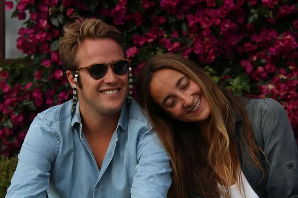 Lucia Pombo junto a su marido - Fuente: @luciapombo