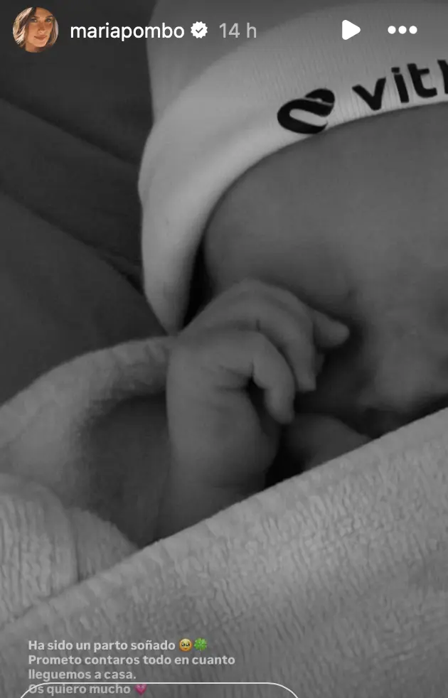 María Pombo presume de familia numerosa: su tercera hija ya está en casa Las primeras imágenes que Maria Pombo ha compartido de su hija Mariana | Fuente: @mariapombo