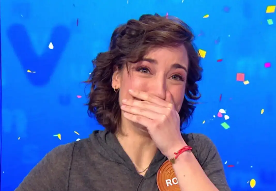 Rosa tras ganar 'Pasapalabra'. (Foto: YouTube)