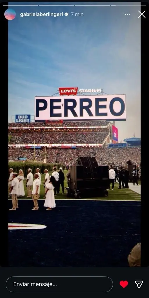 La misteriosa foto que subió Gabriela Berlingeri, la ex de Bad Bunny horas antes de la Super Bowl Una foto compartida por la propia Gabriela - Fuente: @gabrielaberlingeri