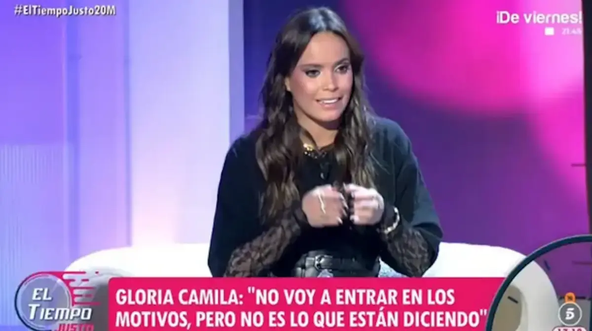 Gloria Camila destapa lo que nadie imaginaba sobre Rocío Flores: "Tengo derecho" Gloria Camila en 'El tiempo justo'. (Foto: YouTube)