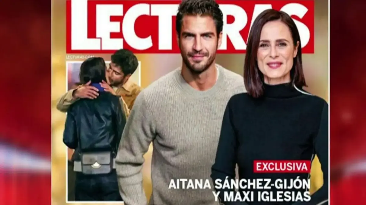 Maxi Iglesias y Aitana Sánchez-Gijón, pillados besándose en Madrid: la pareja sorpresa del momento La portada que publica Lecturas sobre la nueva pareja - Fuente: Lecturas