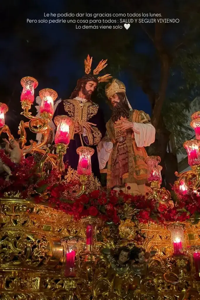 Anabel Pantoja vive su Semana Santa más emotiva: "Salud y seguir viviendo" Las imágenes que Anabel Pantoja compartió disfrutando de la Semana Santa de Sevilla - Fuente: @anabelpantoja00