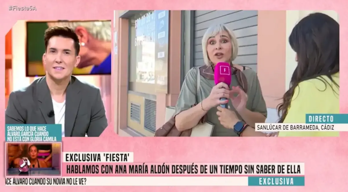 El problema de salud por el que Ana María Aldón ha desaparecido de la televisión Ana María Aldón reaparece en Telecinco. (Foto: YouTube)
