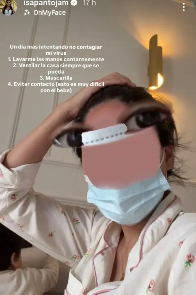 Isa Pantoja visiblemente preocupada: “Es muy difícil con un bebé” La imagen que Isa Pantoja compartió en sus redes sociales - Fuente: @isapantojam