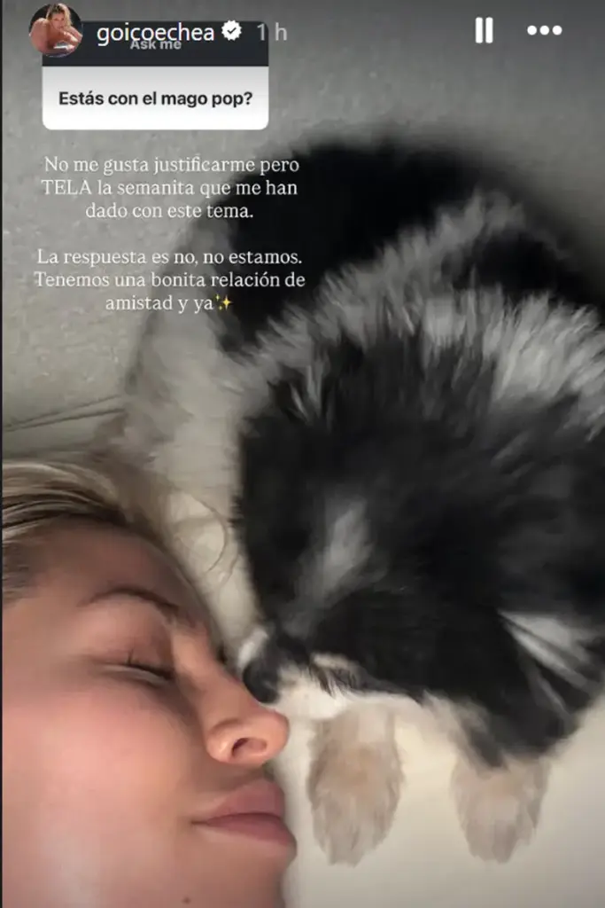 Jessica Goicoechea desmiente su “magia” con El Mago Pop Jessica Goicoechea desmiente su “magia” con El Mago Pop