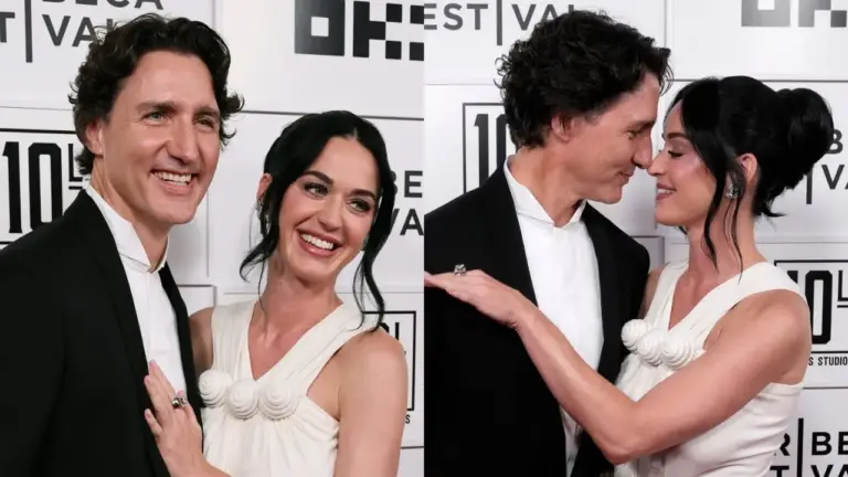 La noche en que Katy Perry y Justin Trudeau confirmaron su amor en la alfombra roja de Tribeca