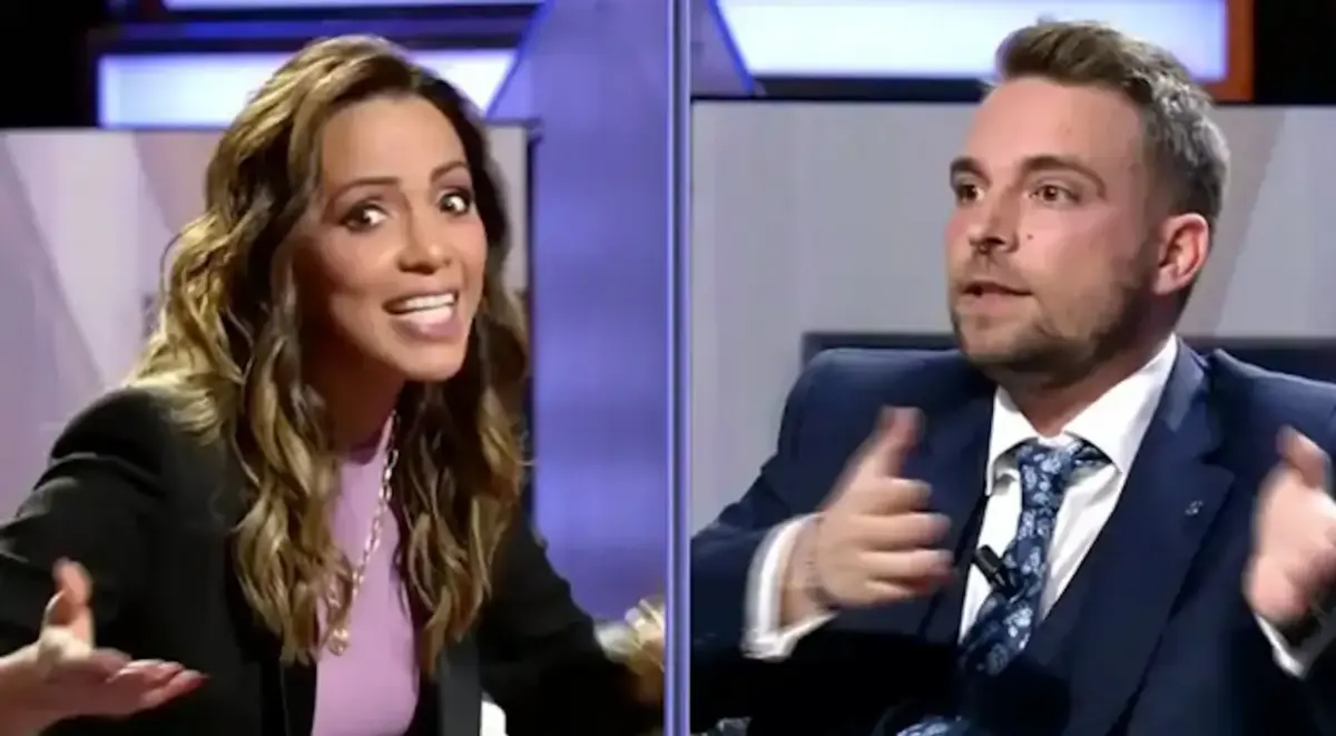 Paola Olmedo reaparece y anuncia una noticia que deja en shock a la familia Campos Paola Olmedo y José María Almoguera en televisión. (Foto: YouTube)