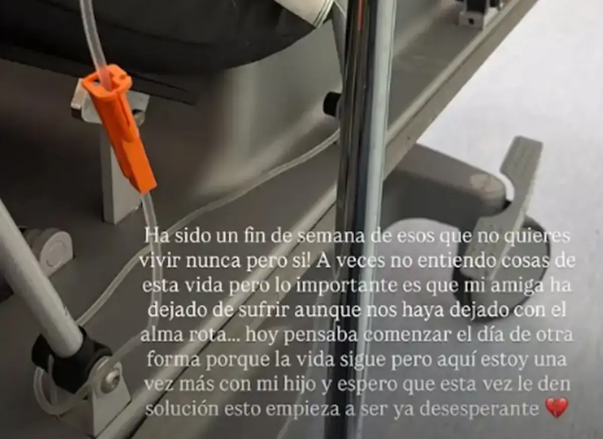 El complicado momento de Raquel Bollo: en el hospital, preocupada y con una mala noticia El mensaje de Raquel Bollo. (Foto: Instagram)