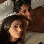 Inés García posando con Lamine Yamal. (Foto: Instagram)