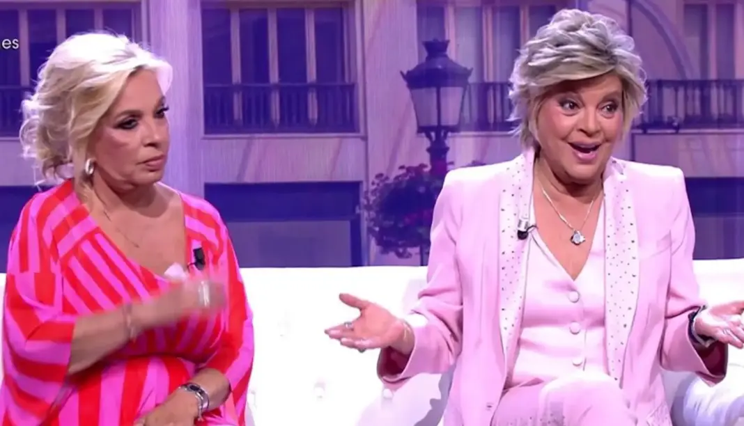 Carmen Borrego y Terelu Campos. (Foto: YouTube)