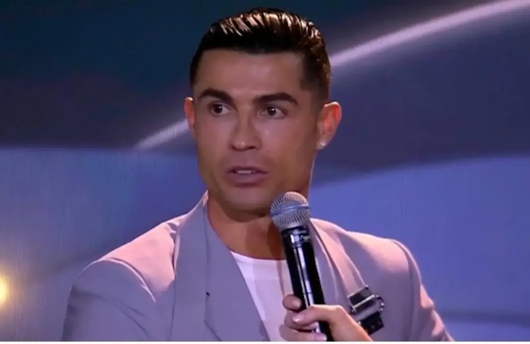 Cristiano Ronaldo en un programa. (Foto: YouTube)