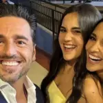 David Bustamante con su hija y Paula Echevarría. (Foto: Instagram)